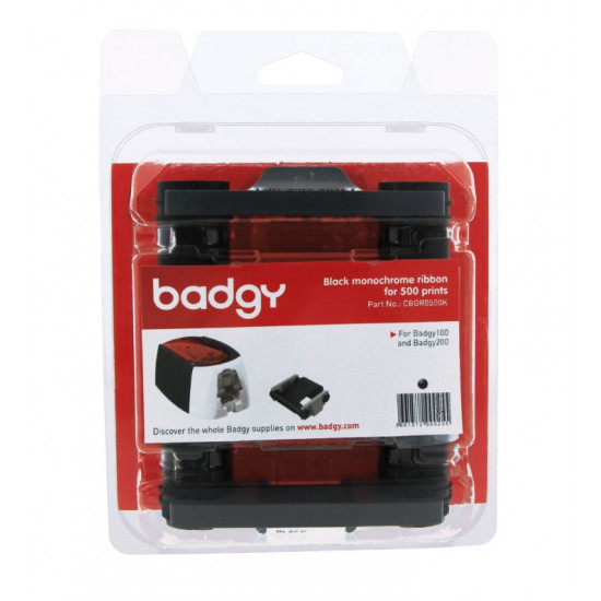 Evolis Badgy Monochrome Ribbon - 500 Image 