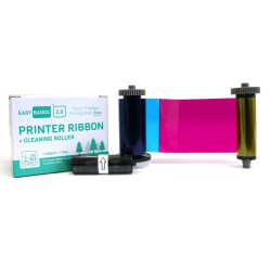 EasyBadge 2.0 YMCKO 5 Panel Ribbon - 100 Image 653075 EasyBadge 2.0 YMCKO 5 Panel Ribbon prints 100 images 653075