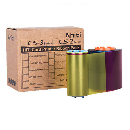 Hiti YMCKO Full-colour Ribbon and Packaging