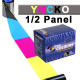 Zebra 1/2 Panel YMC Full Panel KO Ribbon 800015-547