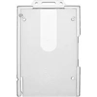 100 ID Card It ID Card Holder Vertical Format Badge Buddy Enclosed Double ID Card Pass Holder 100 ID Card It ID Card Holder Vertical Format Badge Buddy Enclosed Double ID Card Pass Holder