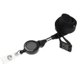 15mm RPET Lanyard with Badge Reel - Pack of 50