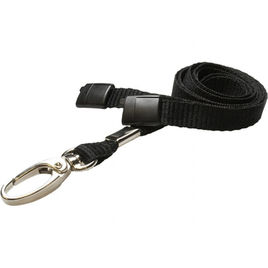 10mm Breakaway Safety Lanyard with Metal Clip - pack of 100