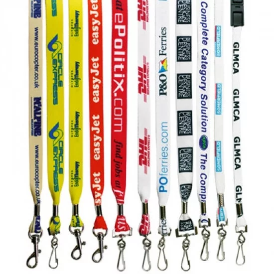 Customised printed Lanyards available from Plastic-ID.com