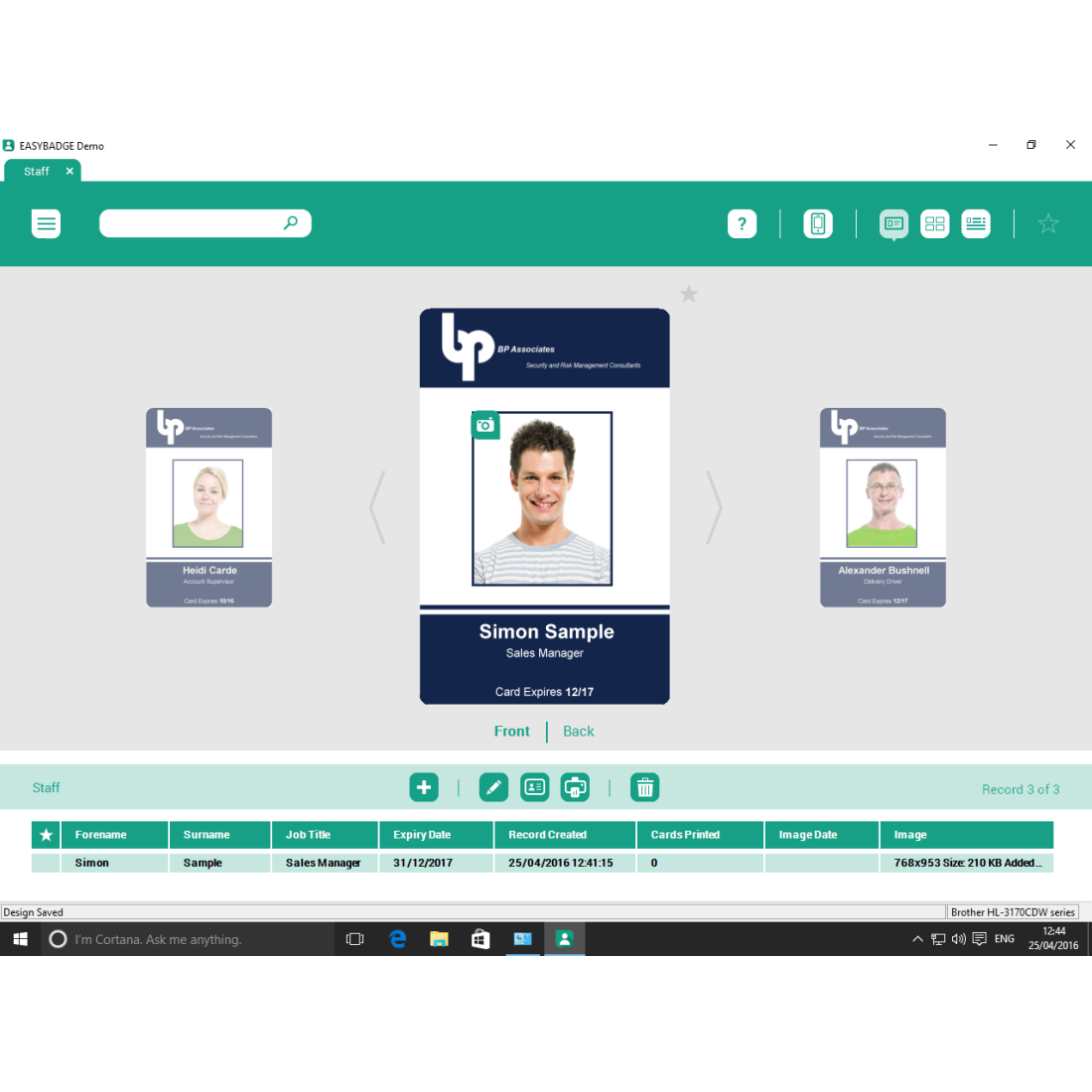 EasyBadge Enterprise ID Card Design Software