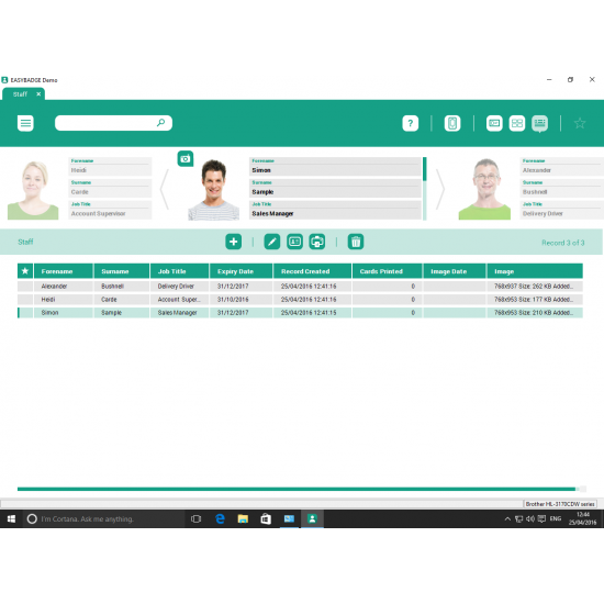 EasyBadge Lite ID Card Software