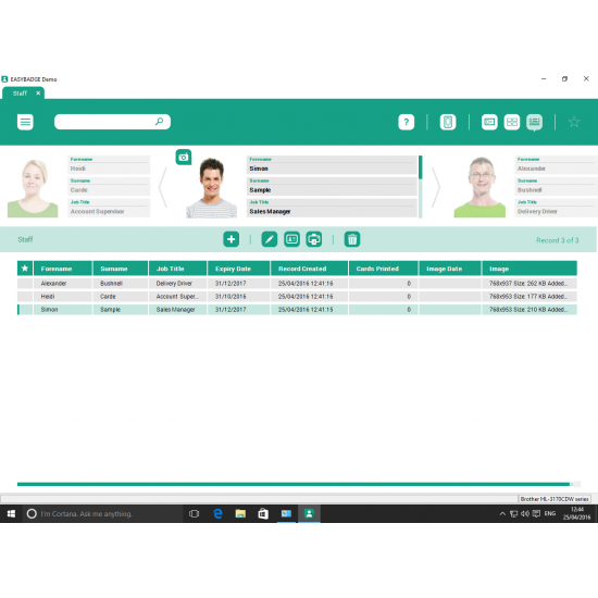 EasyBadge Professional ID Card Software