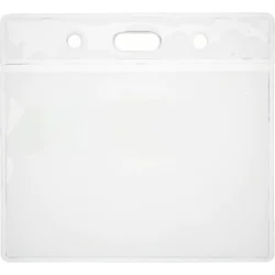 PVC badge holder for ID cards