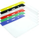Flexible Credit Card Size PVC Badge Holders - Coloured - pack of 100