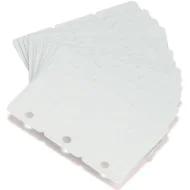 3 Tag Plastic ID Cards and Tags - White - pack of 100