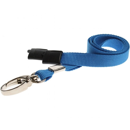 10mm Breakaway Safety Lanyard with Metal Clip - pack of 100