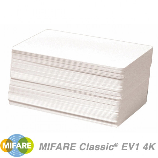 Stack of NXP Mifare Classic 4k EV1 PVC Cards 