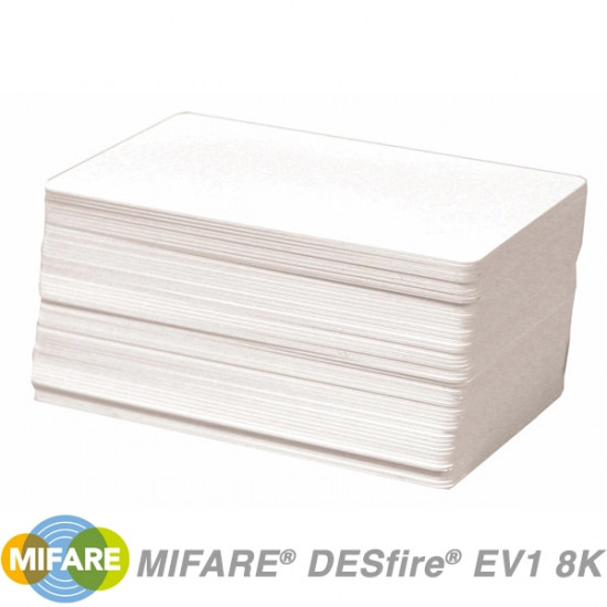 Stack of Blank NXP MIFARE DESFire EV1 8K Cards