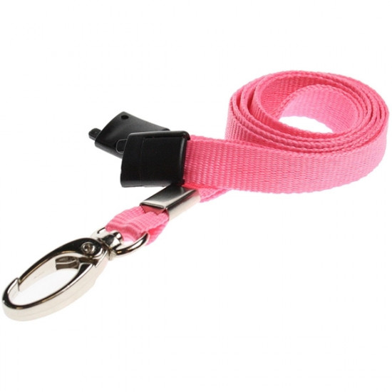 10mm Breakaway Safety Lanyard with Metal Clip - pack of 100