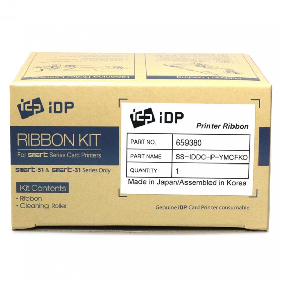 IDP Smart 31 & 51 659380 YMCFKO Colour Ribbon With UV - 200 Image 659380