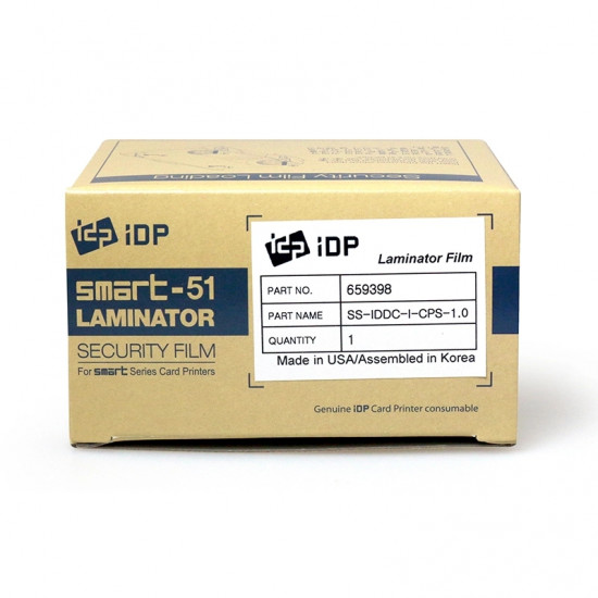 IDP Smart 51 Laminator 659398 Clear Laminate Film With Smart Chip Cut out - 250 Image 659398