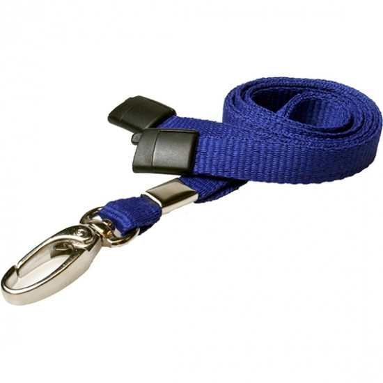 10mm Breakaway Safety Lanyard with Metal Clip - pack of 100