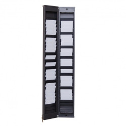 Lockable Metal Card Wall Rack for 50 cards Lockable Metal Card Wall Rack for 50 cards