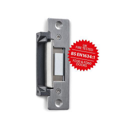ICS ANSI Strike, 12/24v DC, monitored, short & long faceplate, fail safe/fail secure reversible - FIRE RATED - FR-GK450M-ST