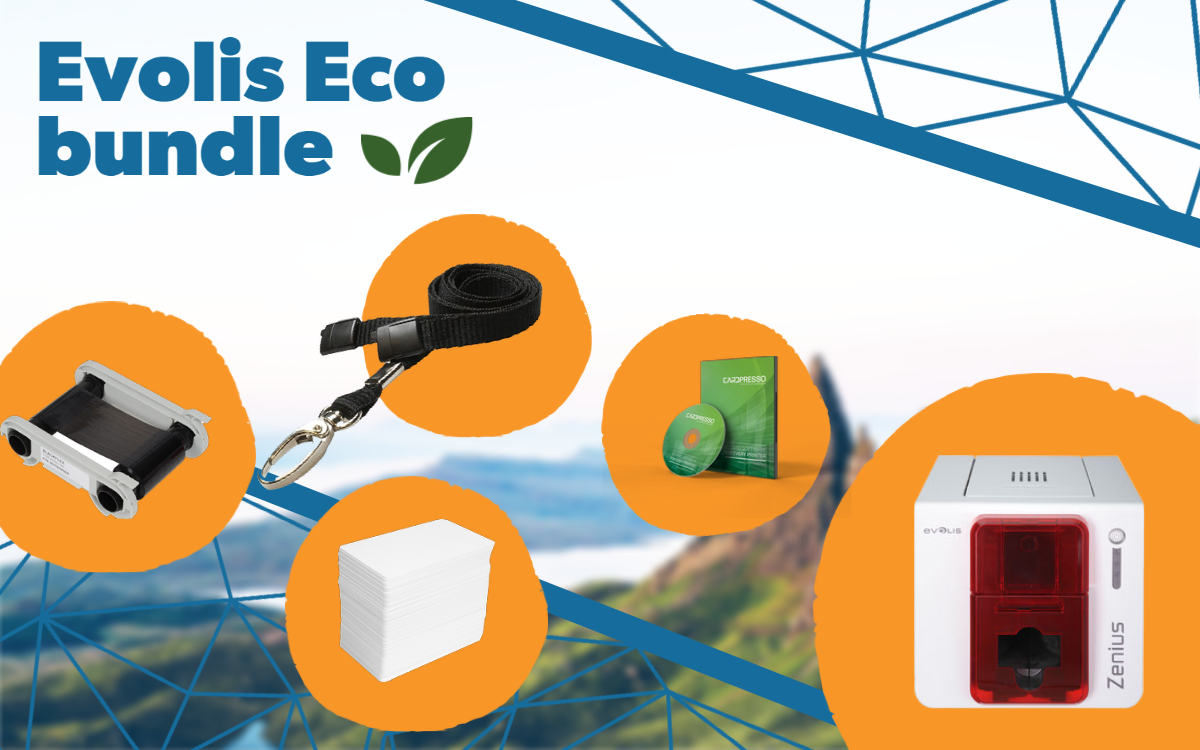 Our Evolis Zenius Eco Bundle printer solution